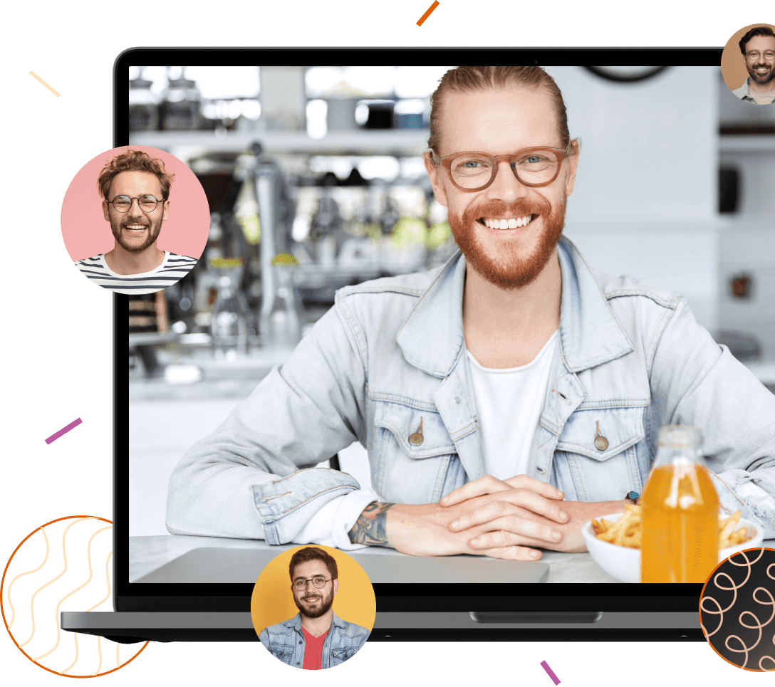 A person with a beard and a hat looking at the camera.